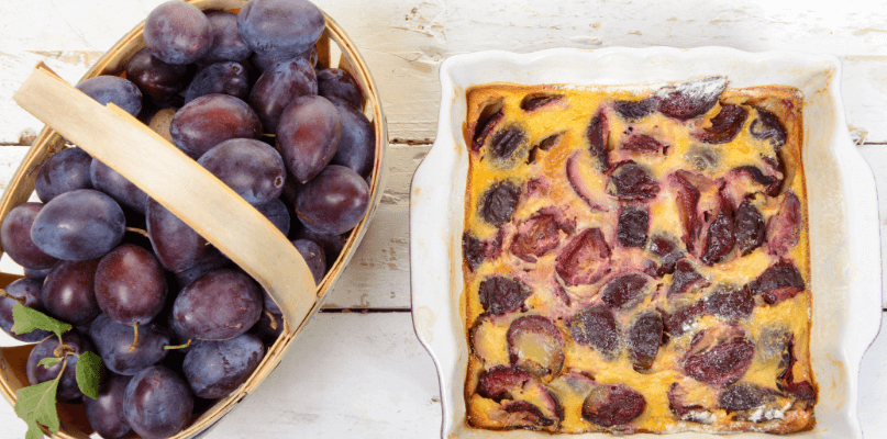 Clafoutis au prunes