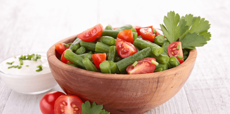 Salade de haricots verts